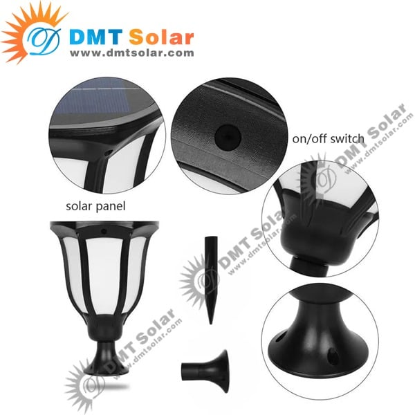 Đèn năng lượng mặt trời hiệu ứng ngọn lửa 3 trong 1 CD22-Flame