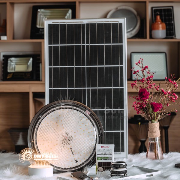 Đèn treo năng lượng mặt trời trong nhà Rạng Đông 3 màu 150W