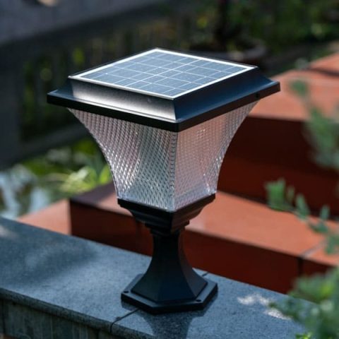 Đèn trụ rào sân vườn năng lượng mặt trời SA-TS34TR