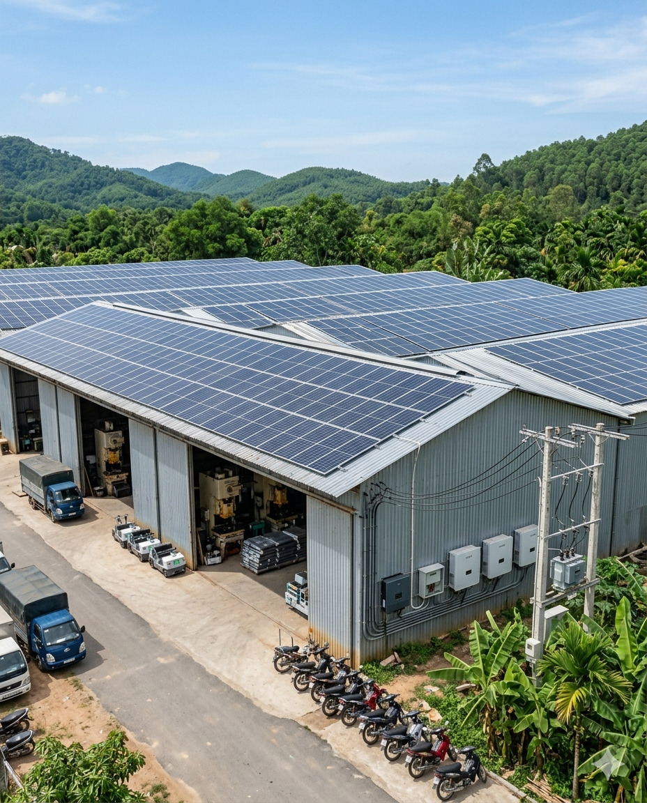 Điện Mặt Trời cho doanh nghiệp vừa và nhỏ